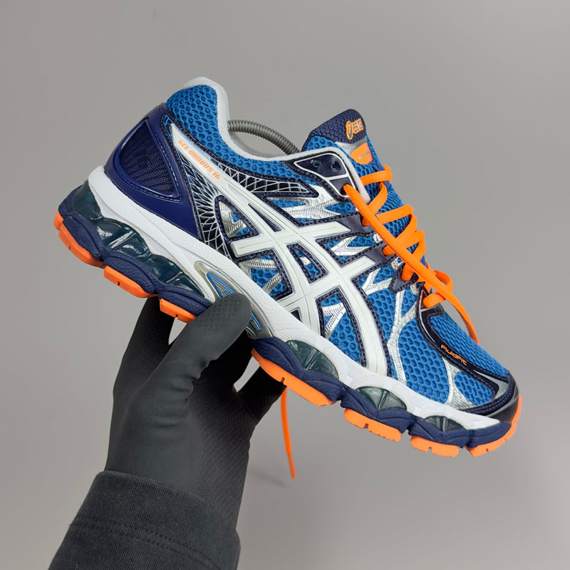 GEL Nimbus 16 — Bleu roi / Orange