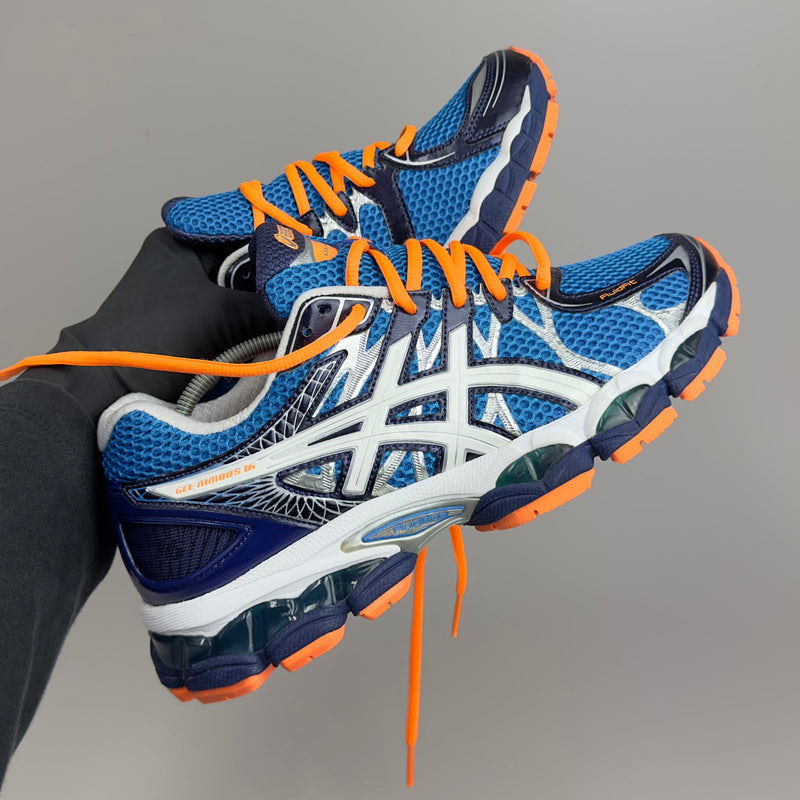 GEL Nimbus 16 — Bleu roi / Orange