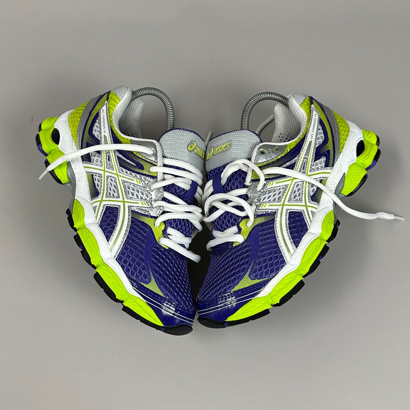GEL Nimbus 16 — Vert citron / Violet / Blanc