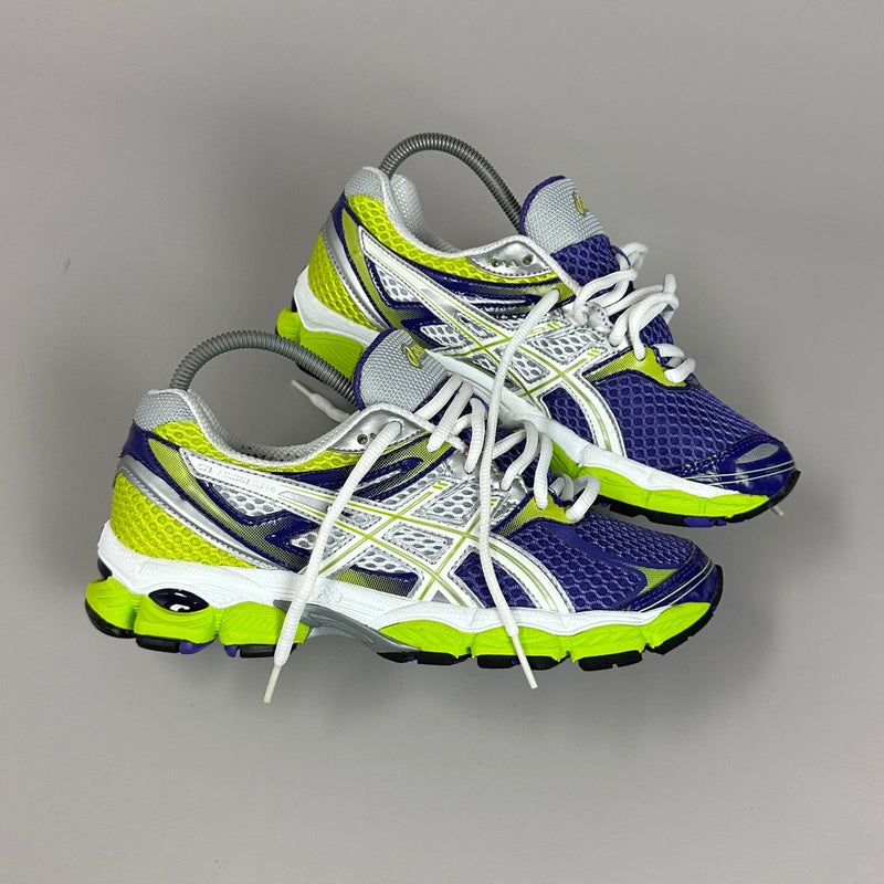 GEL Nimbus 16 — Vert citron / Violet / Blanc