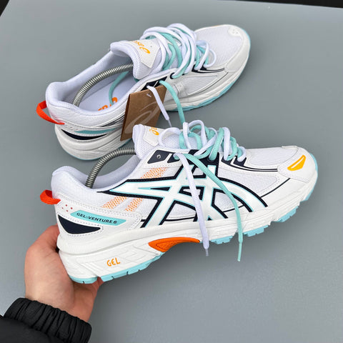 GEL Nimbus 16 — Blanc / Menthe / Orange