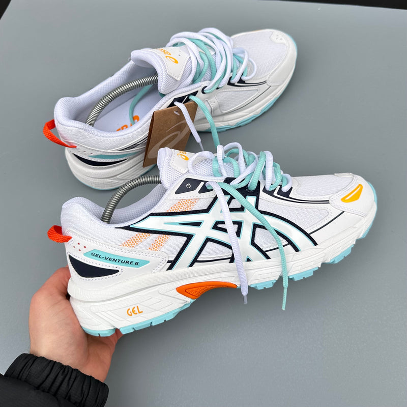 GEL Nimbus 16 — Blanc / Menthe / Orange