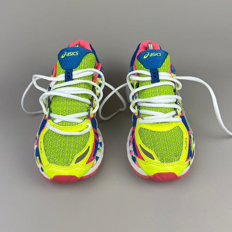 GEL Nimbus 16 — Bleu roi / Jaune fluo / Rose