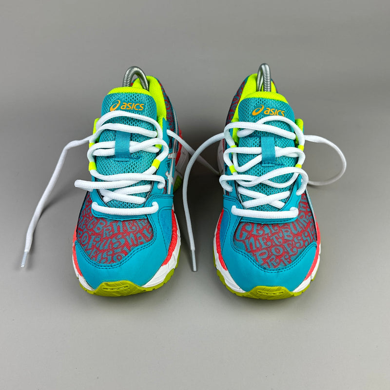 GEL Nimbus 16 — Turquoise / Corail / Vert anis