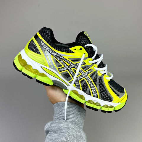 GEL Nimbus 16 — Noir / Jaune fluo / Argent