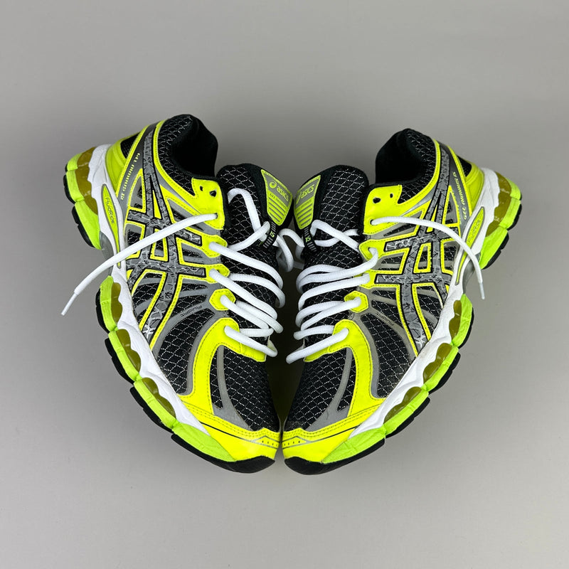 GEL Nimbus 16 — Noir / Jaune fluo / Argent