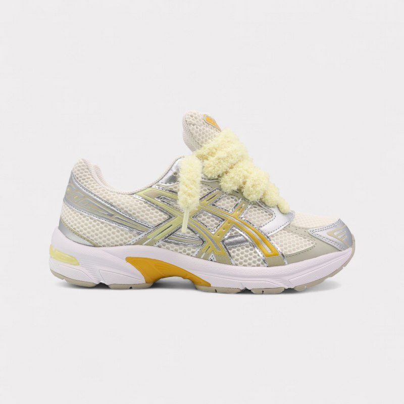 GEL-1130 Silver Yellow - Fluffy Laces Yellow – vue 1