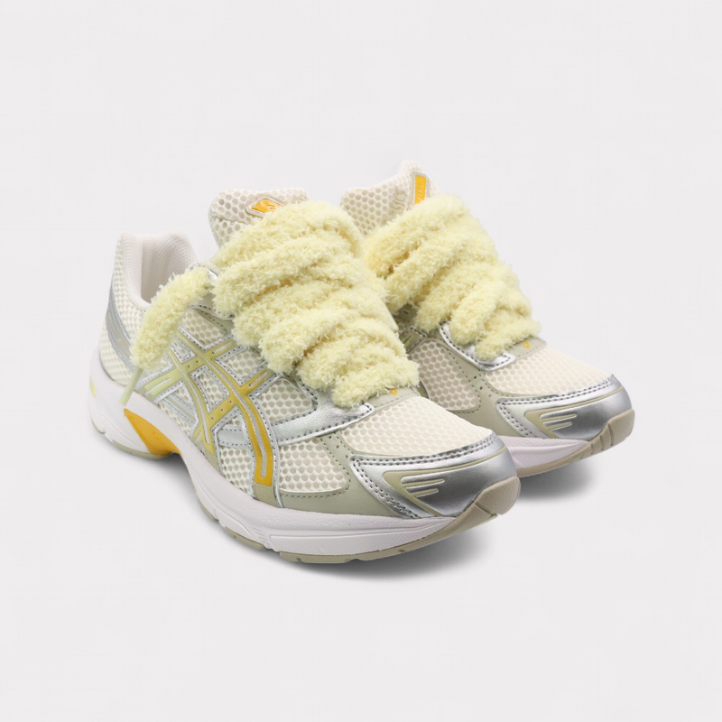 GEL-1130 Silver Yellow - Fluffy Laces Yellow – vue 2