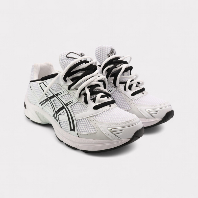 GEL-1130 White Black - Double Laces – vue 2