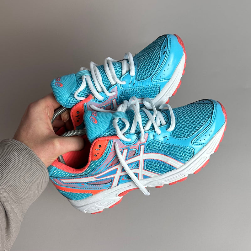 GEL Nimbus 16 — Turquoise / Corail / Blanc
