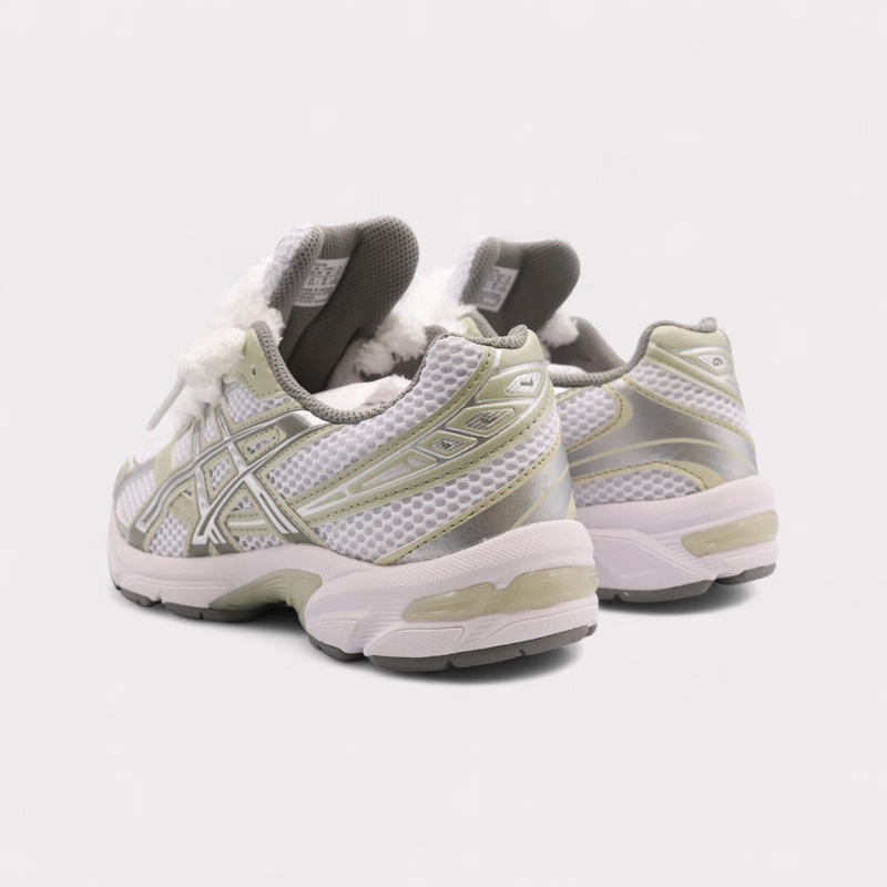 GEL-1130 Dried Leaf Green - Fluffy Laces White – vue 4