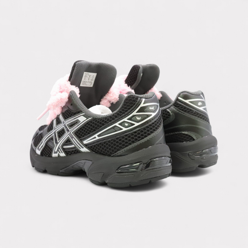 GEL-1130 Black Pure Silver - Fluffy Laces Pink – vue 4