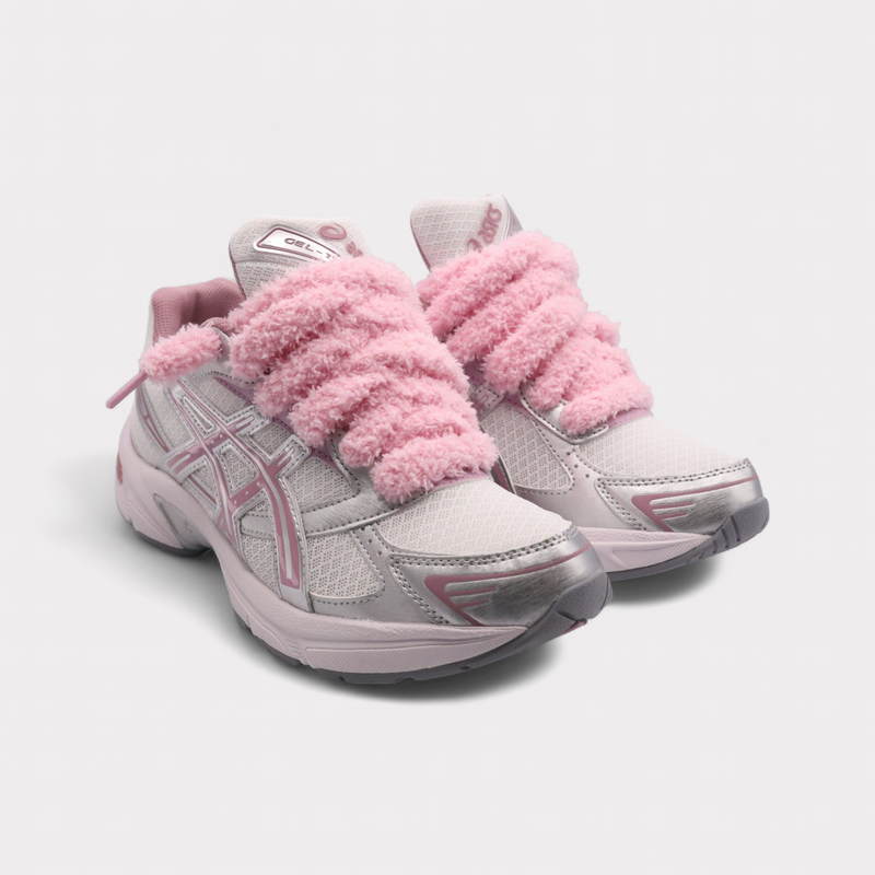 GEL-1130 Taro Purple - Fluffy Laces Pink – vue 3