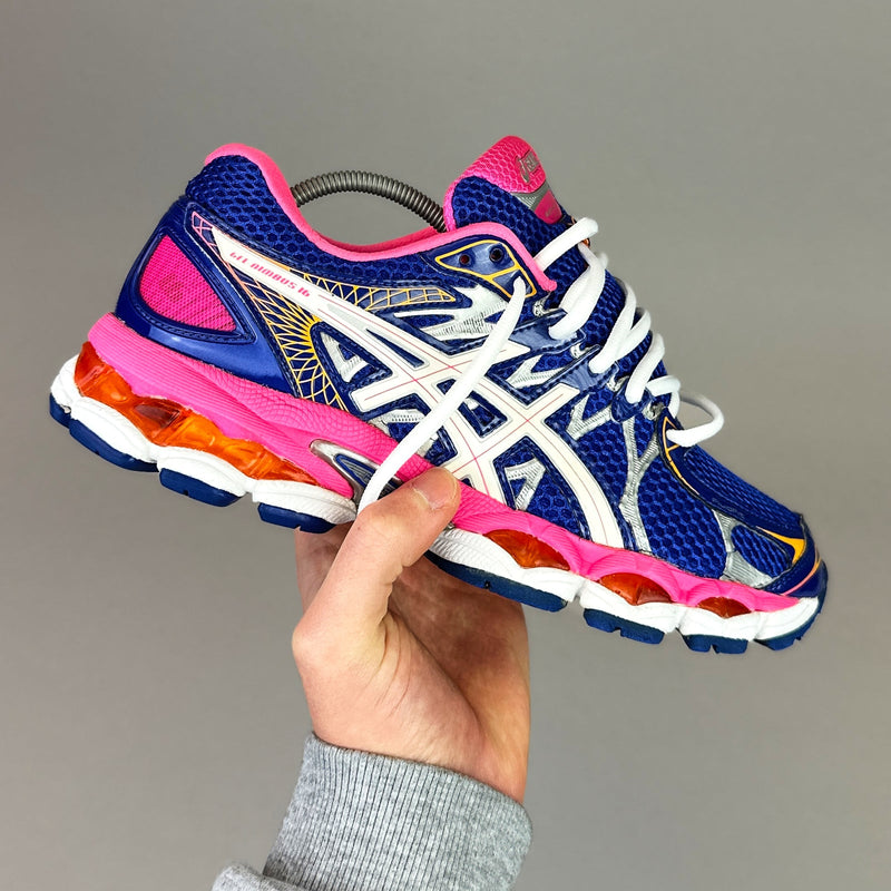 GEL Nimbus 16 — Bleu roi / Rose fluo