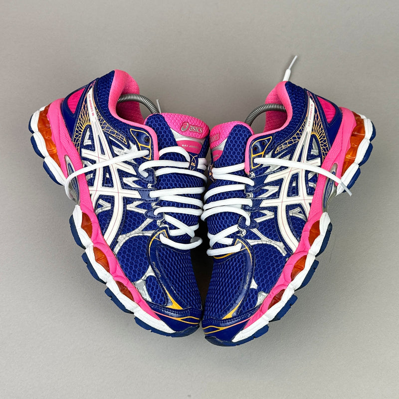 GEL Nimbus 16 — Bleu roi / Rose fluo