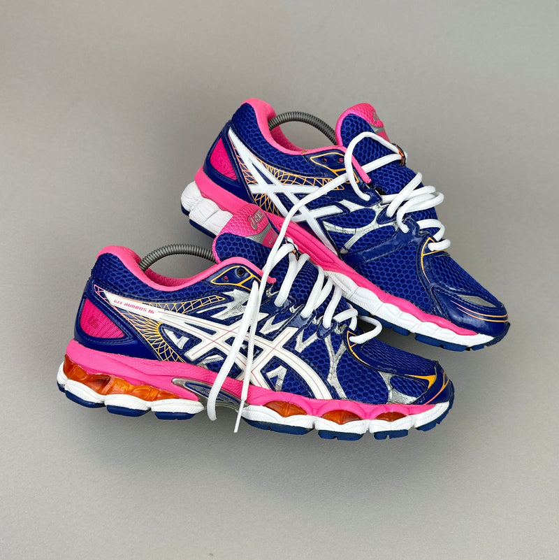 GEL Nimbus 16 — Bleu roi / Rose fluo