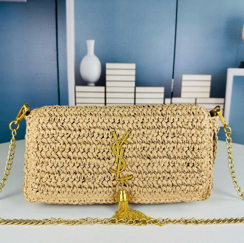 YSL - KATE 99 TASSEL IN RAFFIA – vue 2