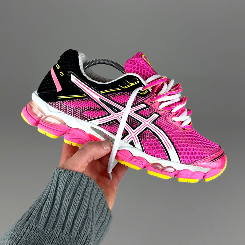 GEL Nimbus 16 — Rose fluo / Noir / Jaune