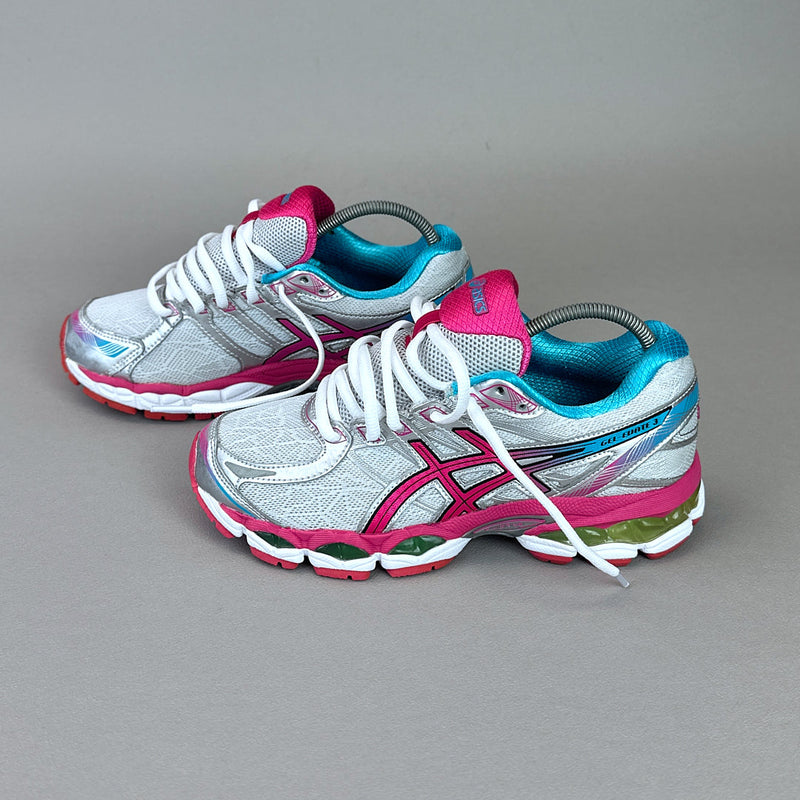 GEL Nimbus 16 — Argent / Rose fluo