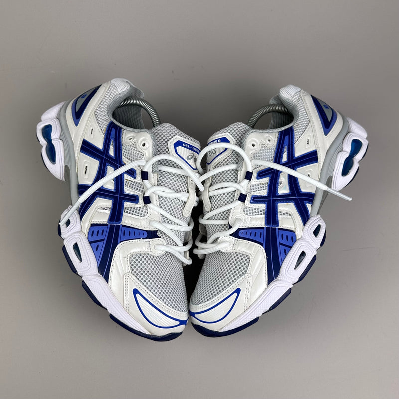 GEL Nimbus 16 — Blanc / Bleu cobalt