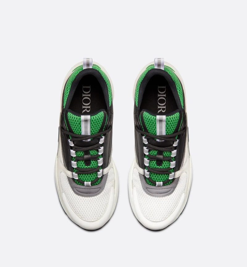 Dior B22 Vert & Blanc – vue 3