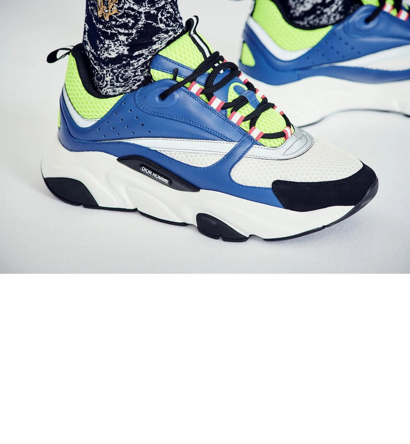 Dior B22 Vert Fluo & Bleu – vue 3