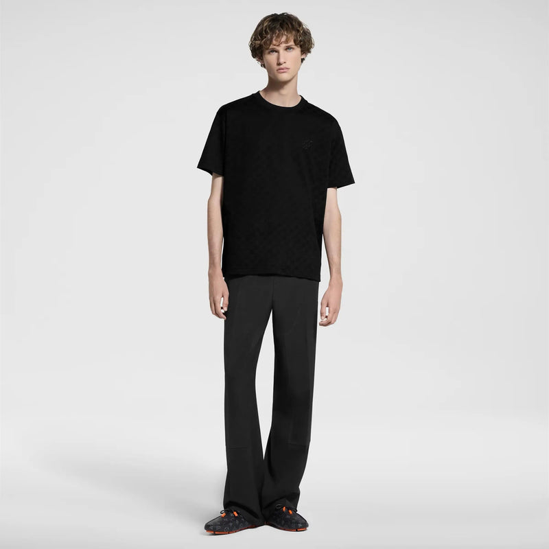 Tee-shirt à motif Damier et signature – vue 2