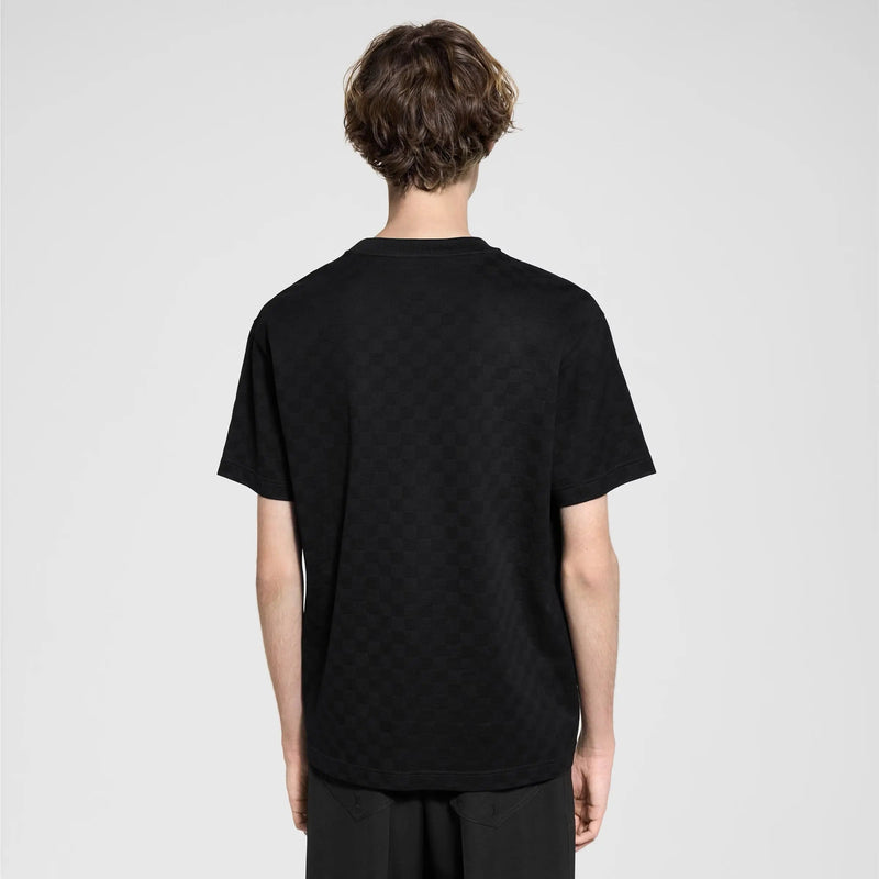 Tee-shirt à motif Damier et signature – vue 4