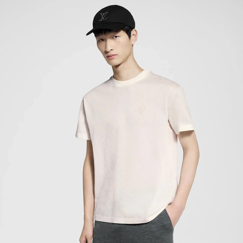 Tee-shirt Damier en piqué de coton – vue 3