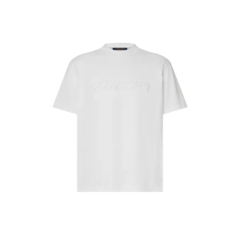 Tee-shirt à manches courtes avec signature ornementée – vue 1
