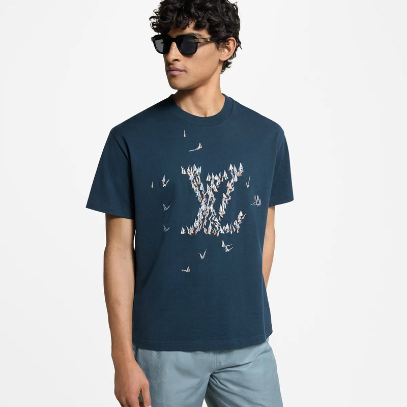 Tee-shirt en coton brodé – vue 2