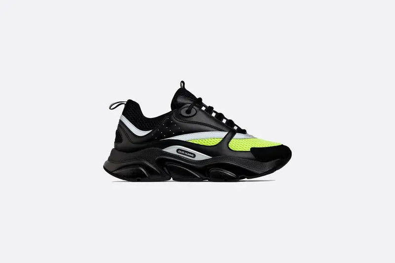 Dior B22 Noir & Jaune Fluo – vue 1