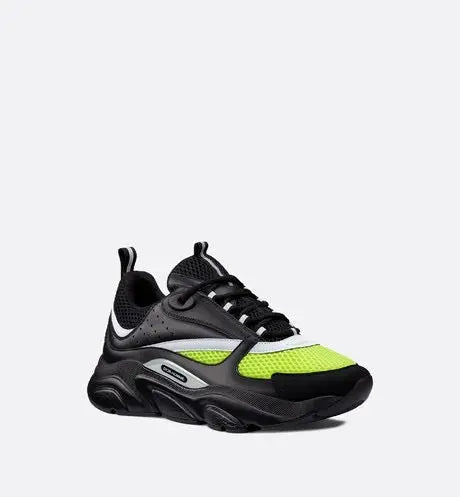 Dior B22 Noir & Jaune Fluo – vue 2