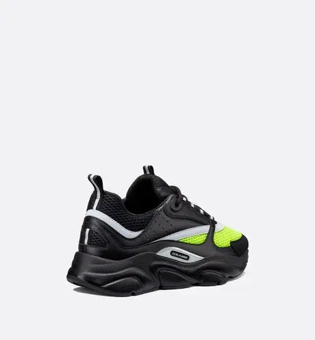 Dior B22 Noir & Jaune Fluo – vue 3