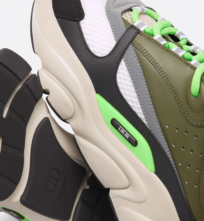 Dior B22 Vert Fluo & Kaki – vue 3