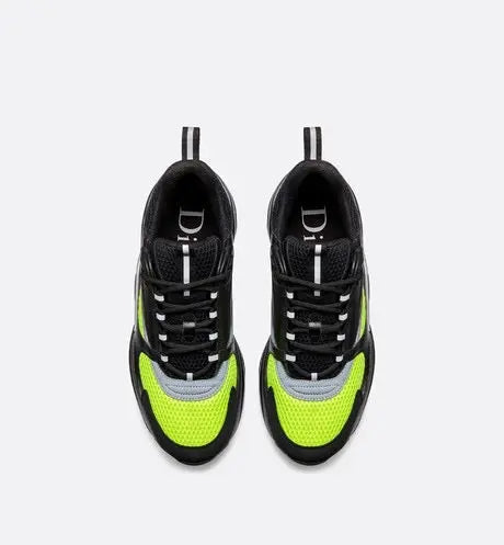 Dior B22 Noir & Jaune Fluo – vue 4