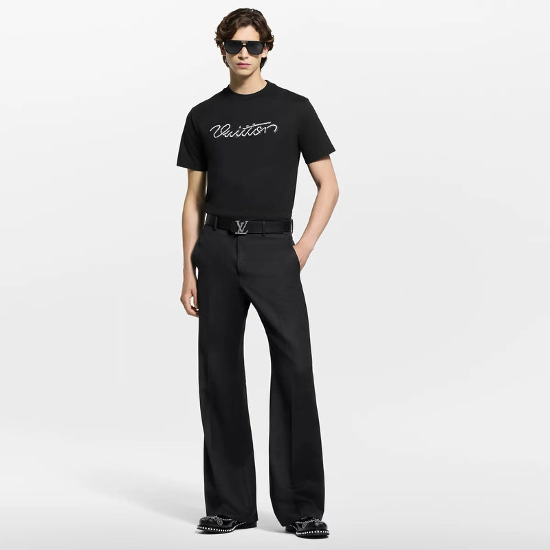 Tee-shirt à manches courtes avec signature – vue 2