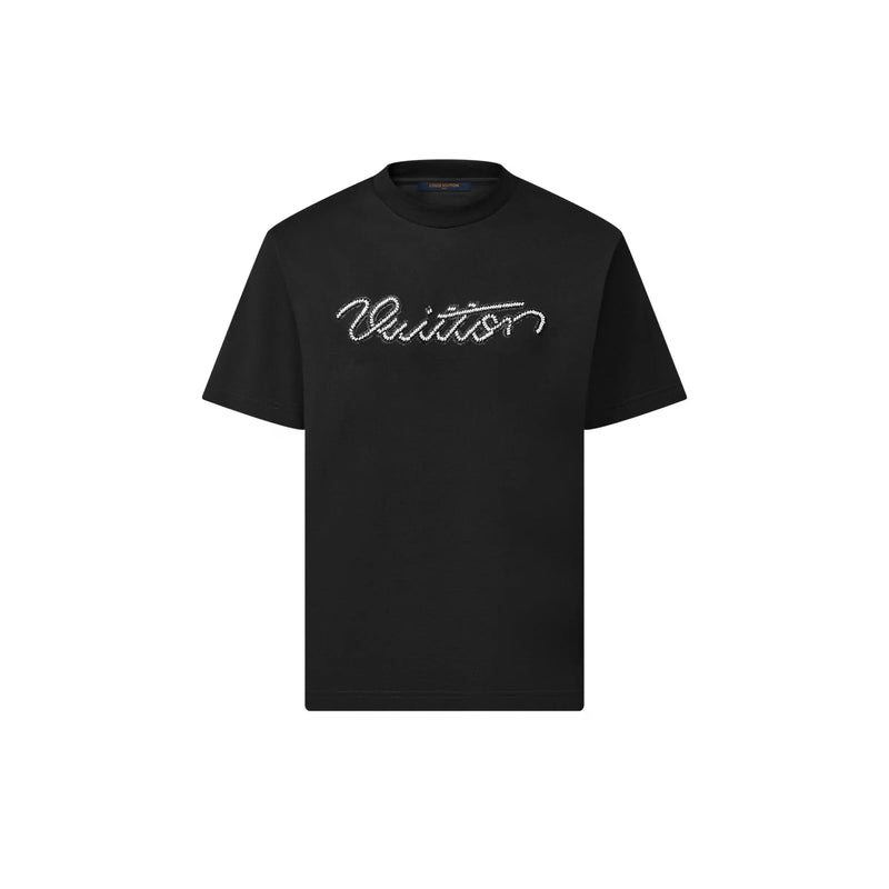 Tee-shirt à manches courtes avec signature – vue 1