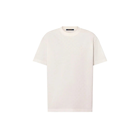 Tee-shirt Damier en piqué de coton