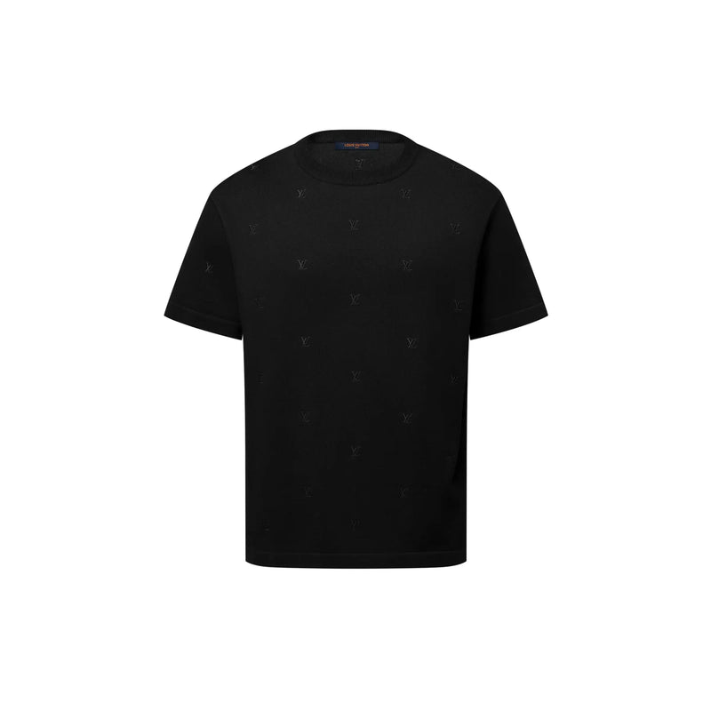 Tee-shirt manches courtes brodé LV Blason – vue 1
