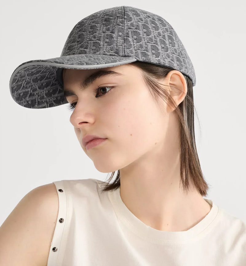 Dior Casquette Oblique Gris – vue 3