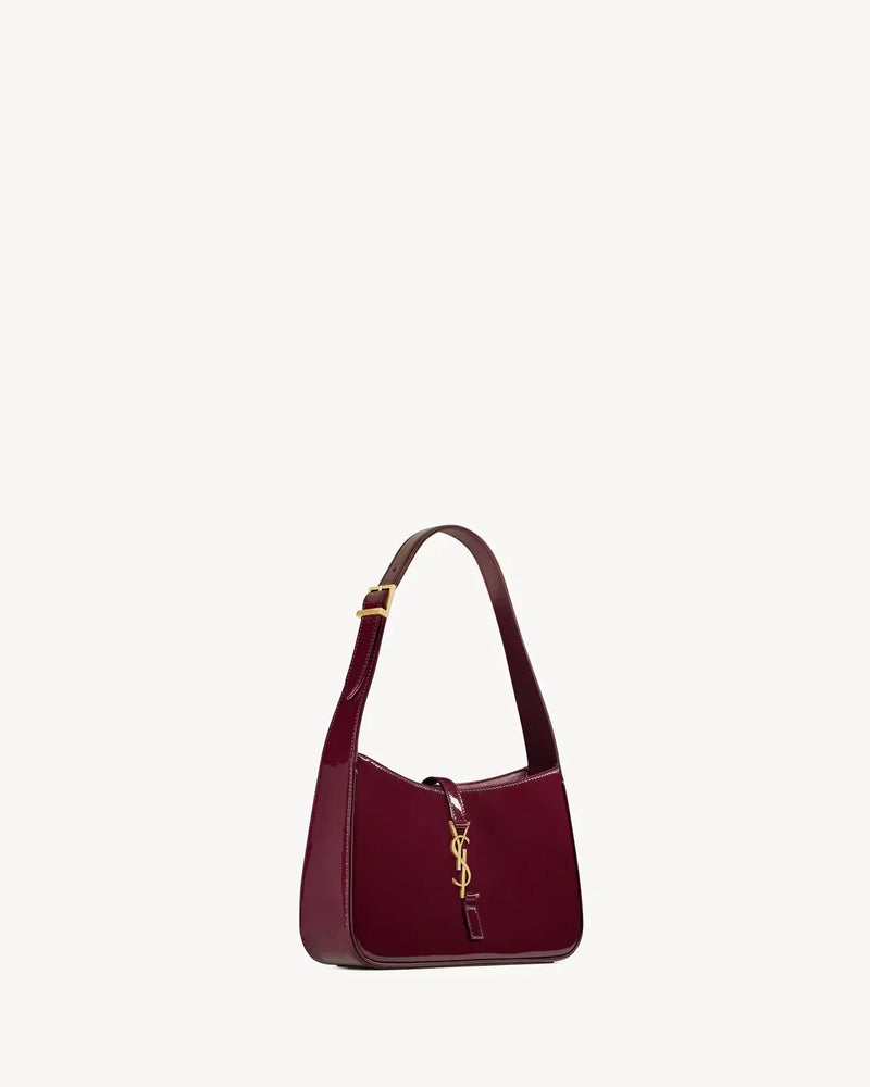 YSL - le 5 à 7 en cuir verni Red – vue 3