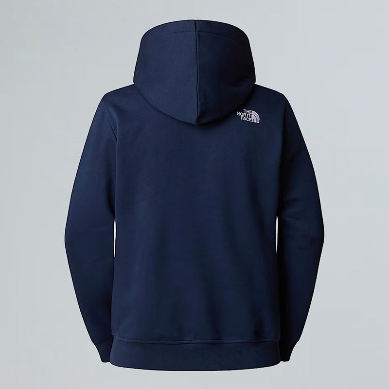 Sweat à capuche North Face Bleu – vue 3