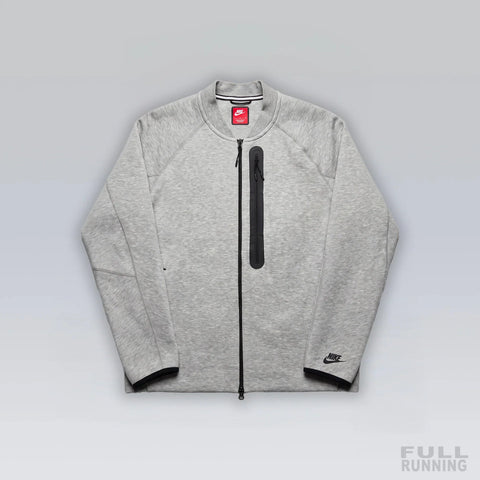 Sweat Zippé Tech Fleece "Aviateur" Gris