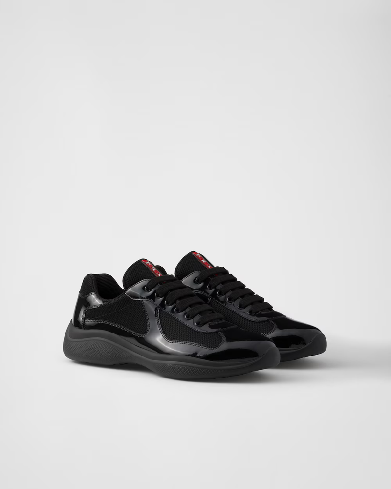 Sneakers Prada America’s Cup Full Noir – vue 1