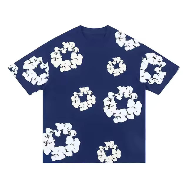 T-Shirt Denim Tears Bleu – vue 1