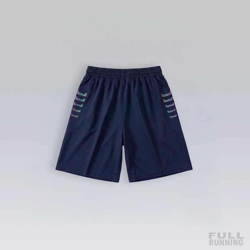 Short Under réfléchissant Bleu – vue 2