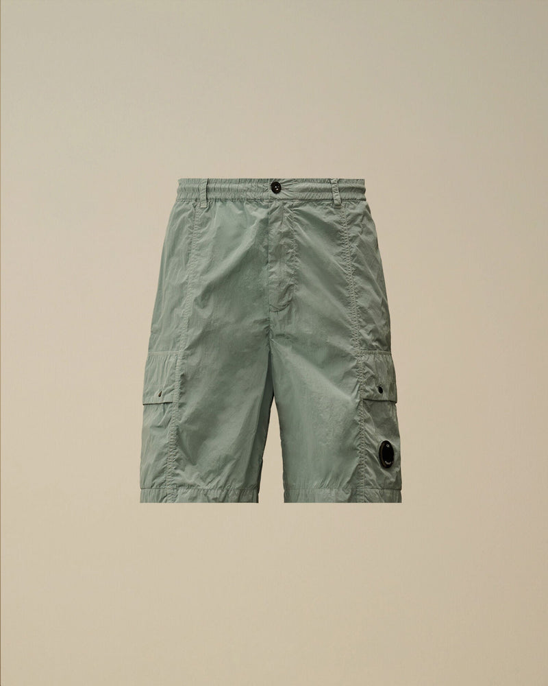 Short CP Company silver blue – vue 1