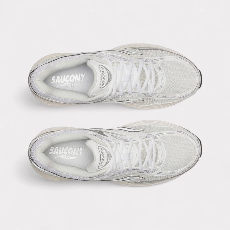 Saucony Progrid Omni 9 - White Silver – vue 4