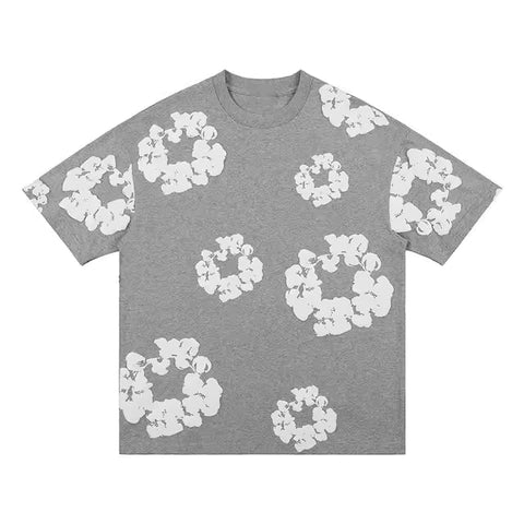 T-Shirt Denim Tears Gris